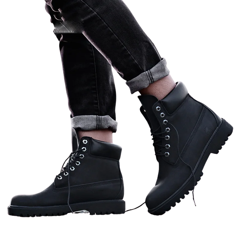 Original Premium Leather Outdoor Casual Mid-Top Boots