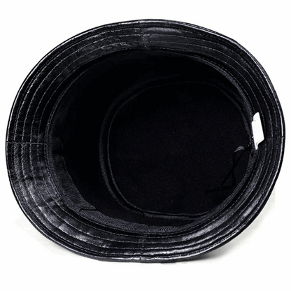 Classic Genuine Leather Bucket Hat