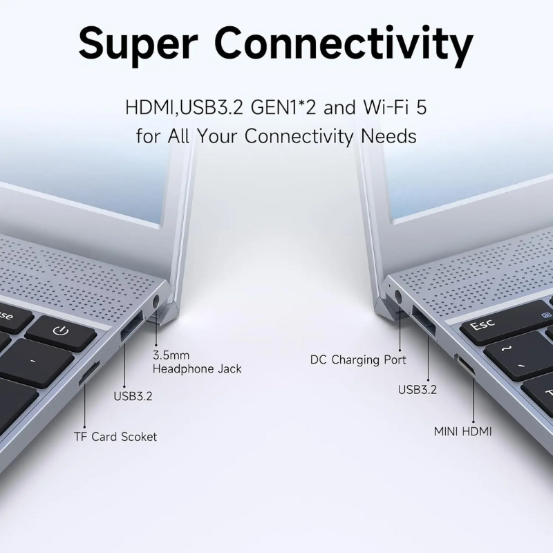 15.6" J3710 Laptop 8GB RAM 256GB SSD Win11 for Student & Business