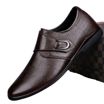 Luxury Designer Style, Spring Men’s Round Toe Formal Dress Shoes