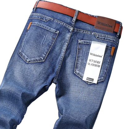 Timeless Casual Style Men’s Ripped Straight Leg Jeans