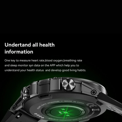 LIGE 1.39" Bluetooth Smartwatch Men Steel Band Sport Fitness Watch