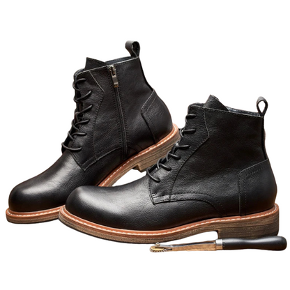 Vintage Designer Ankle Handmade Men’s Leather Boots