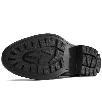 Comfy Casual Street Fashion Men’s Cowhide Chelsea Boots