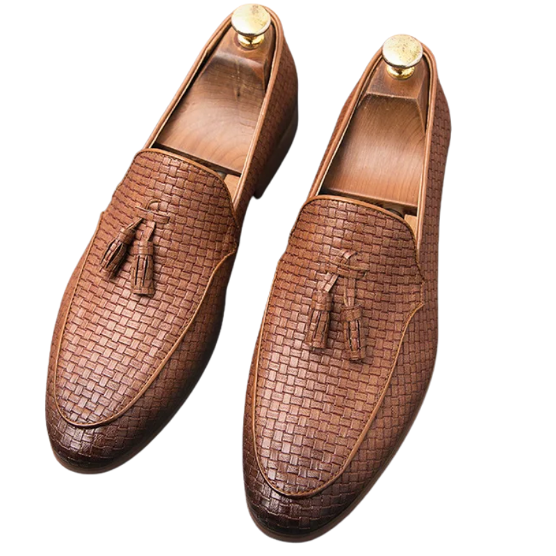 Elegant Dress Shoes Handmade Italian Leather Men's Formal Loafers