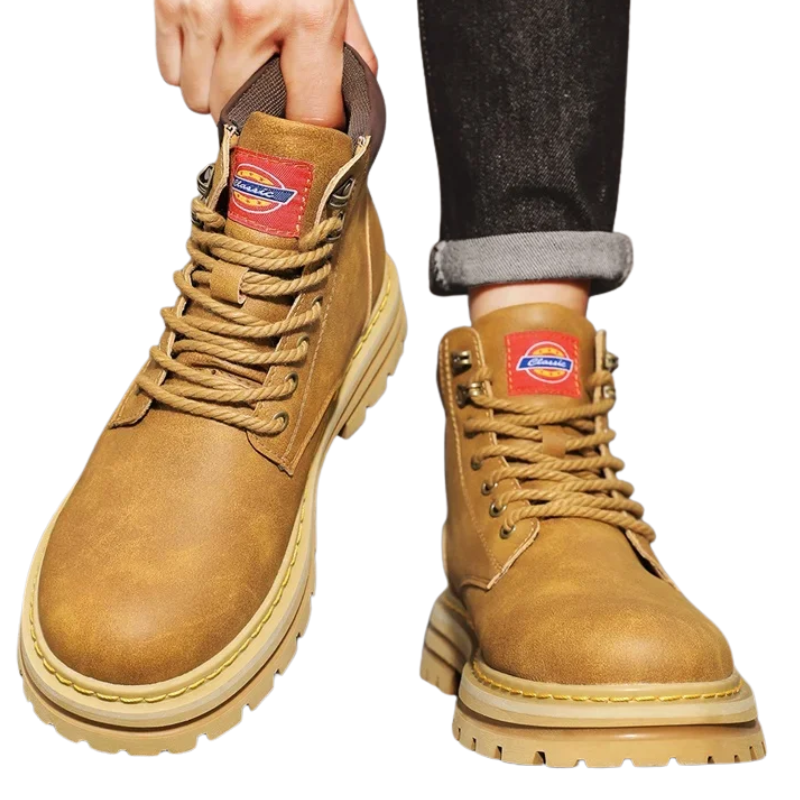 Luxury Casual Men’s Genuine Leather Ankle Boots