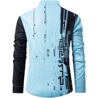 High-Quality Fashion Top Men’s Casual Long Sleeve Shirt