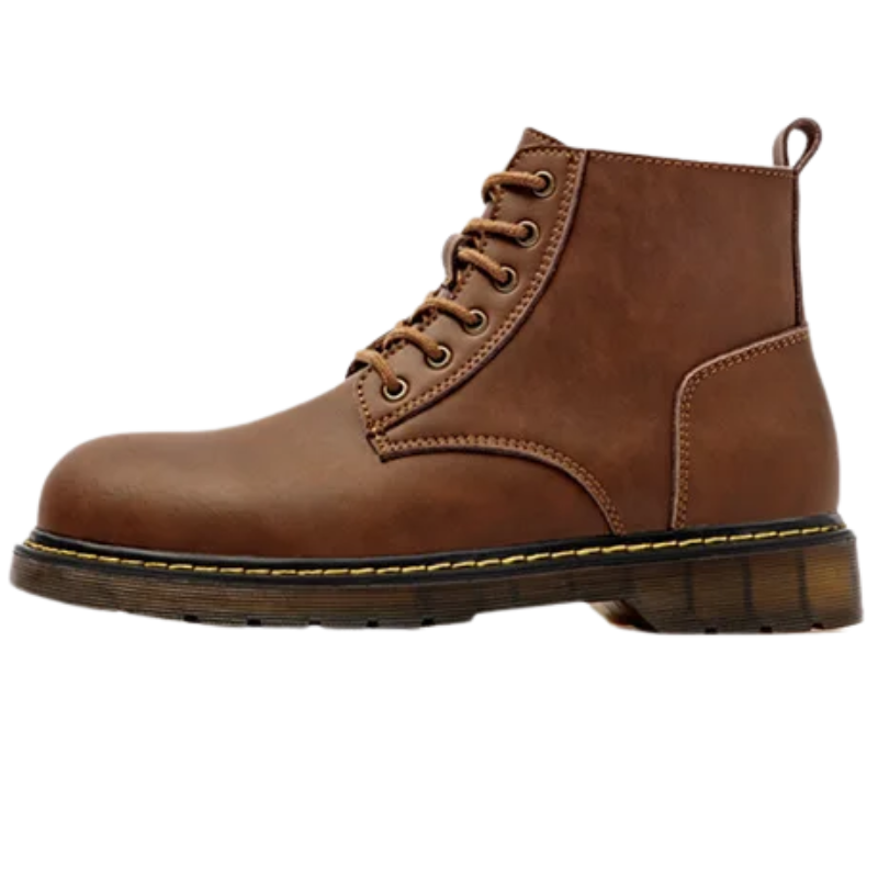 Warm, Durable, Stylish Motorcycle Oxfords Men's Leather Winter Boots