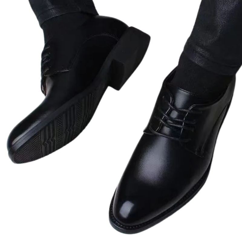 Height-Boosting Men’s British Formal Leather Dress Shoe