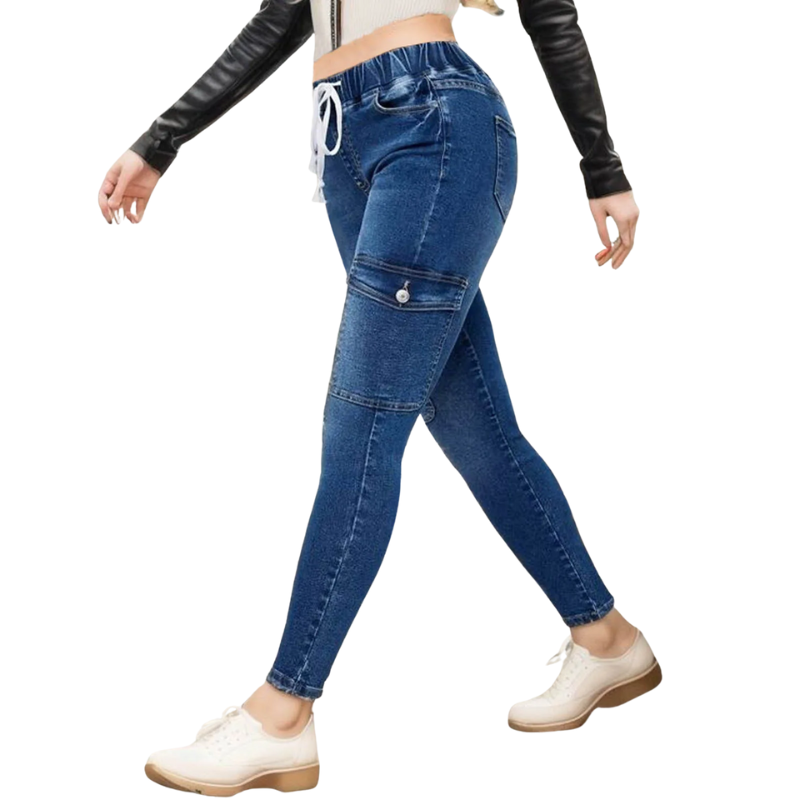 Women's Fashion Denim Slim Fit Push-Up Elastic Skinny Jeans