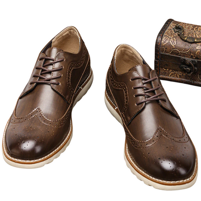 Brogue Men Casual Shoes Fashion Comfortable  Brand Men shoes