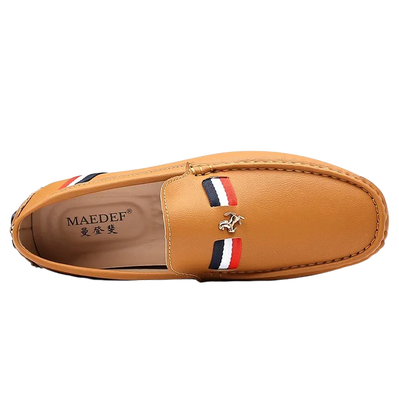 Luxury Slip-On Driving Men’s Italian PU Leather Loafers