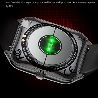 Stylish 1.96" AMOLED Watch with HD Display & Call Notifications