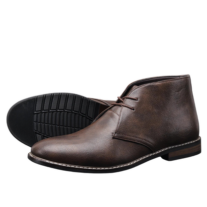 Retro Stylish Classic Leather Ankle Boots for Men