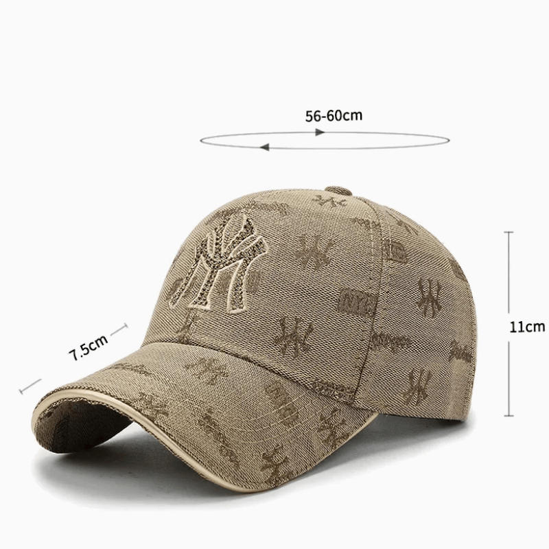 Unisex Embroidered Baseball Cap for Spring & Autumn Outdoor Wear