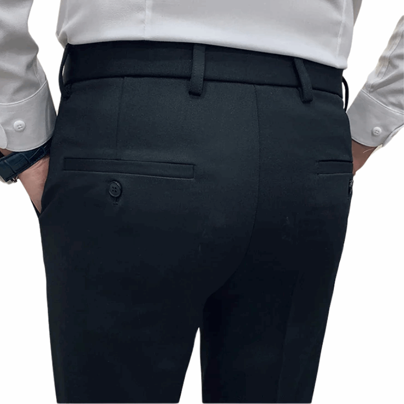 Casual Slim Fit Korean Style Men's Ankle Pants