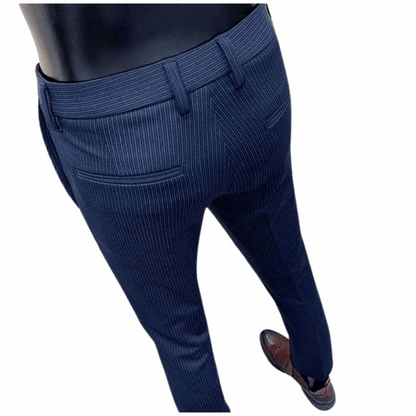 Casual Men's Slim Fit Korean Style Formal Workwear Trousers