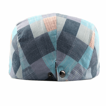 Classic England Plaid Beret Flat Cap