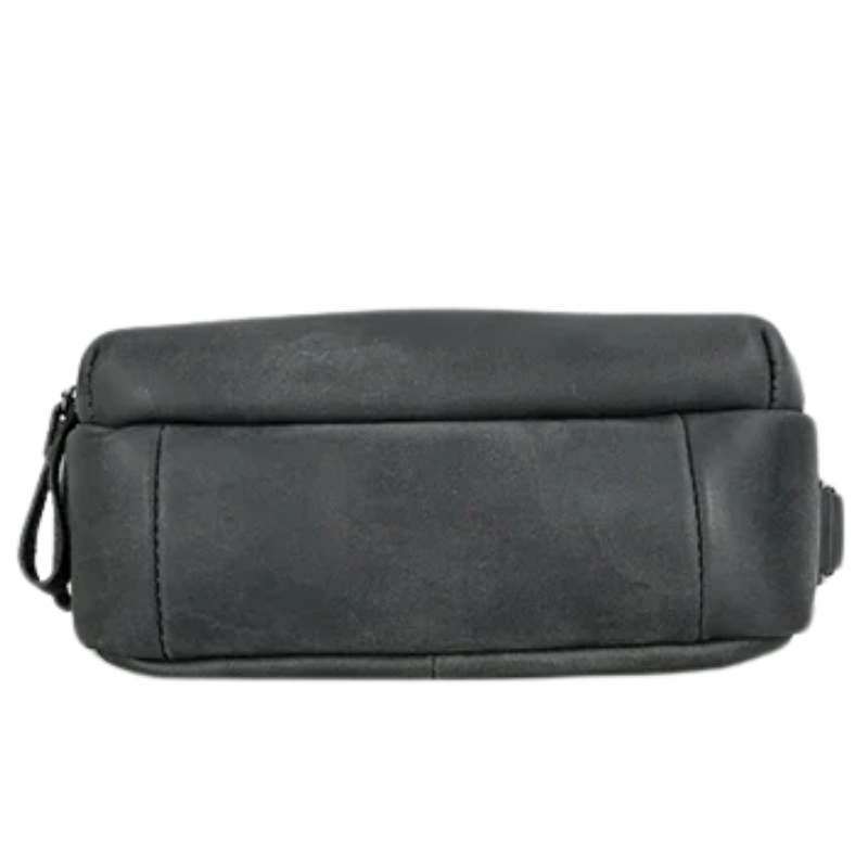 Vintage Crazy Horse Leather Men's Crossbody Messenger Shoulder Bag