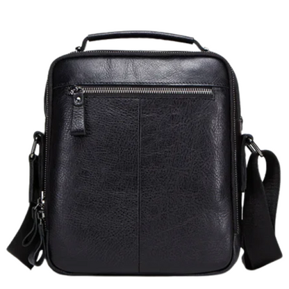 Vintage Crazy Horse Leather Men's Crossbody Messenger Shoulder Bag