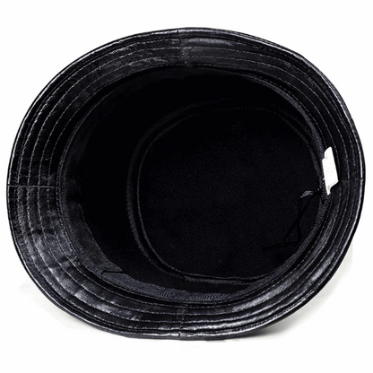 Classic Genuine Leather Bucket Hat