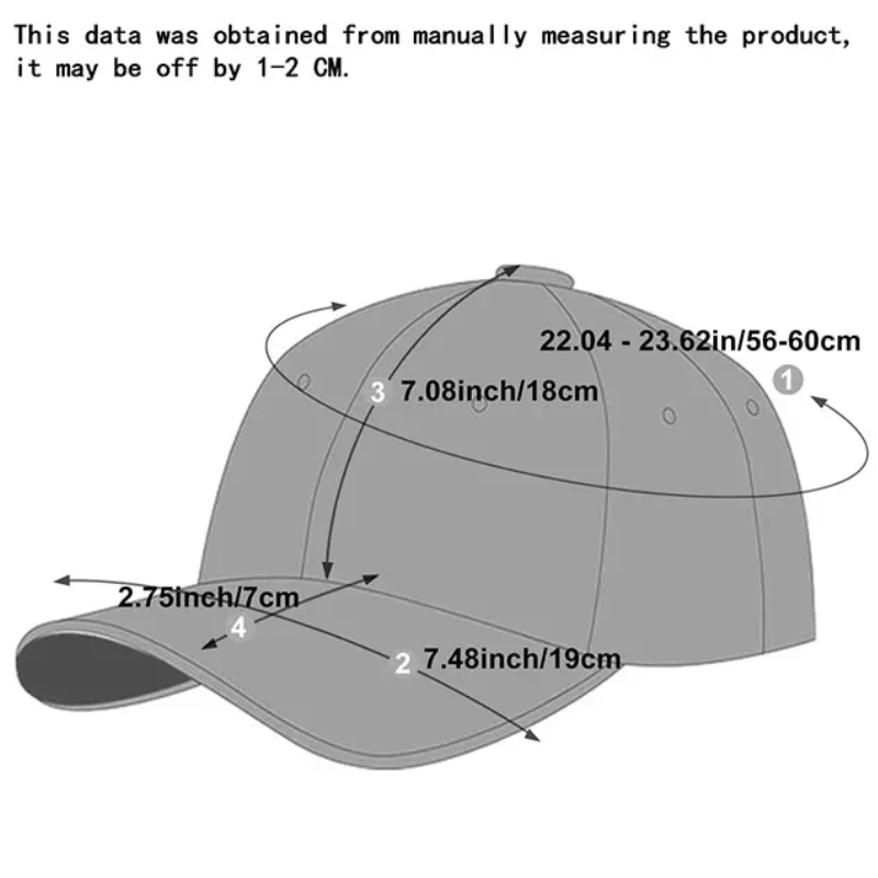 Premium PU Leather Letter Print Baseball Cap