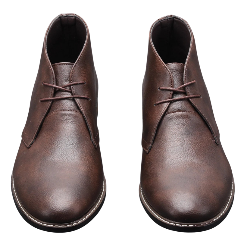 Vintage Men Boots Classic PU Leather Ankle Boots For Men