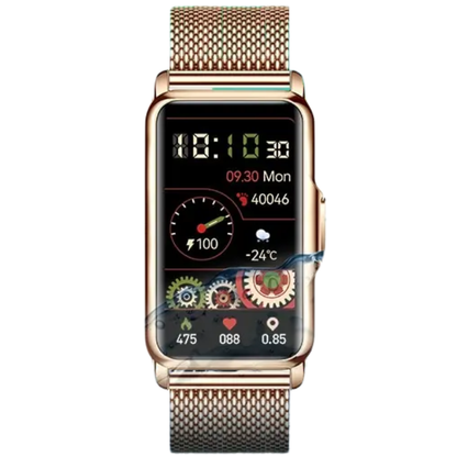 Heart & Oxygen Monitor, Unisex Classic Waterproof Smartwatch