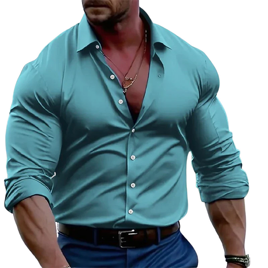 Casual Men’s Long Sleeve Streetwear Shirt For Men