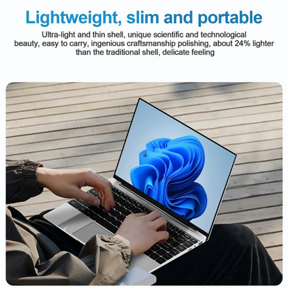 14.1" Laptop Intel N4000 12GB Win11 FHD Notebook