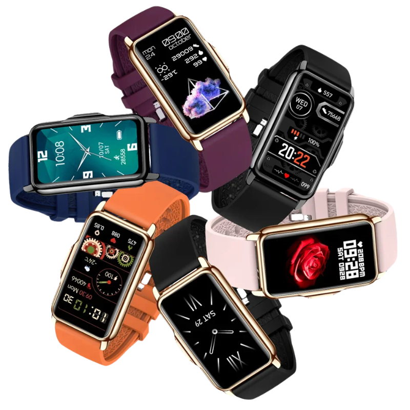 Unisex Classic Waterproof Smartwatch with Heart & Oxygen Monitor