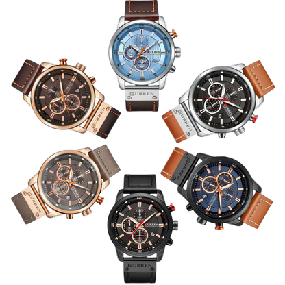 Men's Luxury Chronograph Sport Watch with Date Display