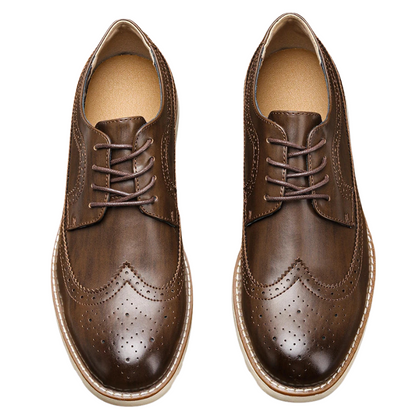 Brogue Men Casual Shoes Fashion Comfortable  Brand Men shoes