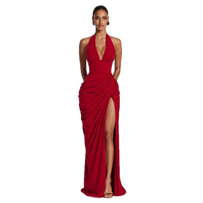 Sleeveless V-Neck Bodycon Dress