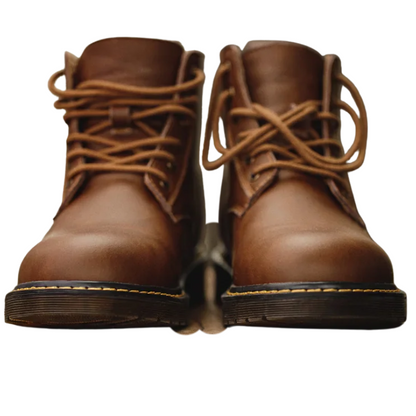 Warm, Durable, Stylish Motorcycle Oxfords Men's Leather Winter Boots