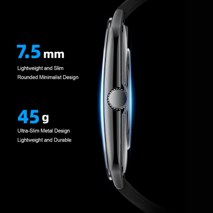 Ultra-Thin 1.96" AMOLED Smartwatch with HD Display & Call Alerts