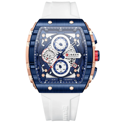 Curren Stainless Steel, 6-Hand Design Men's Luxury Quartz Watch