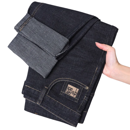 Blue Denim Men’s Stretch Slim fit Straight Jeans