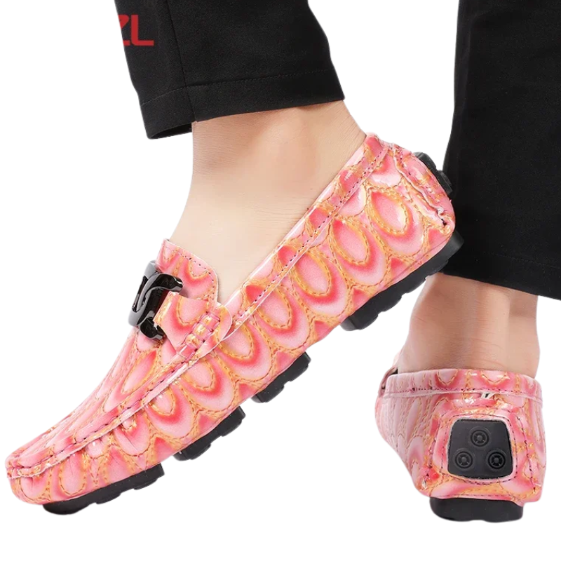 Comfort Casual Driving Shoes Handmade PU Leather Men's Loafers