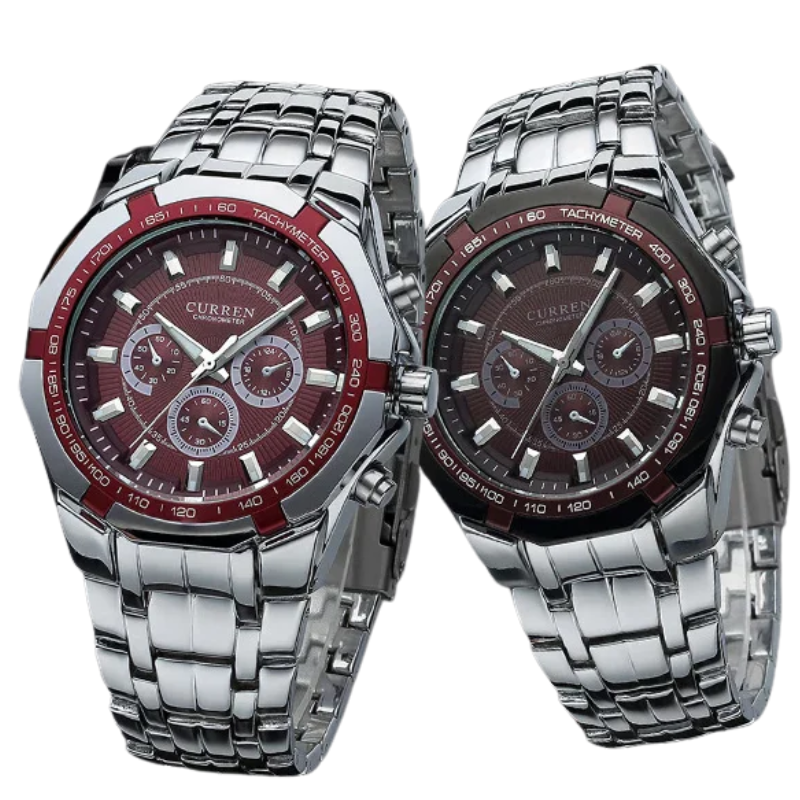 CURREN Men's Luxury Waterproof Steel Quartz Military Sport Watch