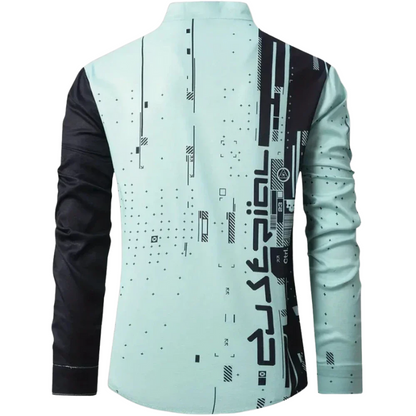 High-Quality Fashion Top Men’s Casual Long Sleeve Shirt