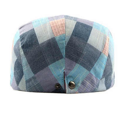 Classic England Plaid Beret Flat Cap
