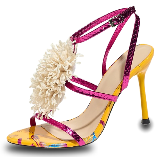 Fashionable high-heeled shoes