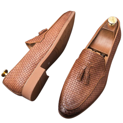 Elegant Dress Shoes Handmade Italian Leather Men's Formal Loafers