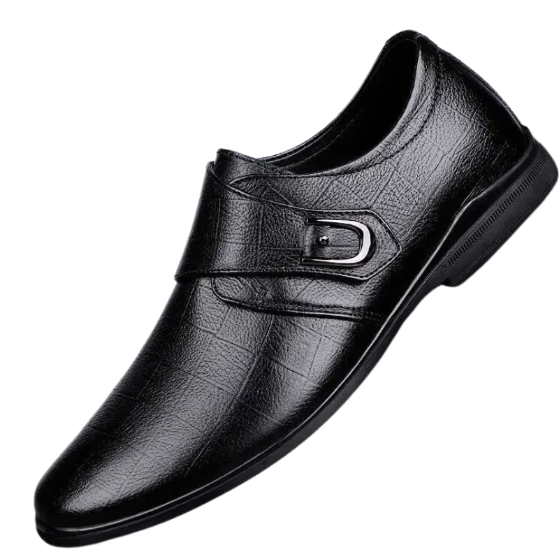 Luxury Designer Style, Spring Men’s Round Toe Formal Dress Shoes