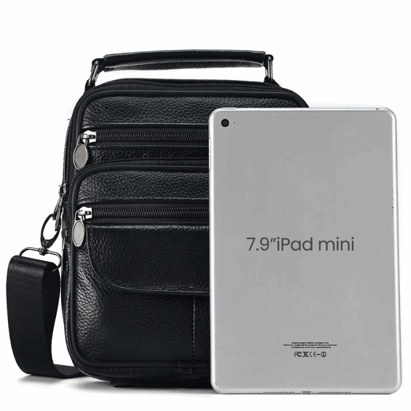Genuine Leather Crossbody Men's  Messenger Sling Bag