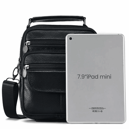 Genuine Leather Crossbody Men's  Messenger Sling Bag