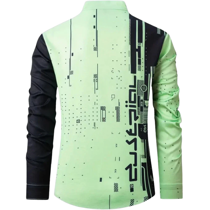 High-Quality Fashion Top Men’s Casual Long Sleeve Shirt