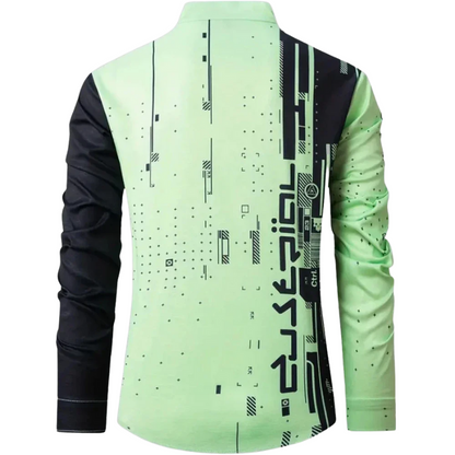 High-Quality Fashion Top Men’s Casual Long Sleeve Shirt