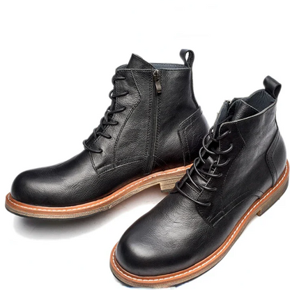 Vintage Designer Ankle Handmade Men’s Leather Boots